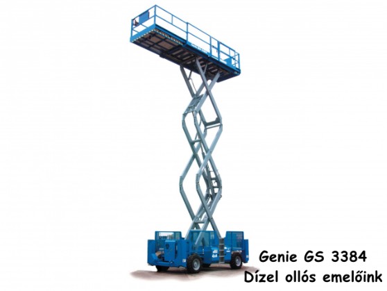Genie GS 3384 Dízel ollós emelőink